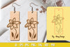 Flower Earring Laser Cut SVG Bundle