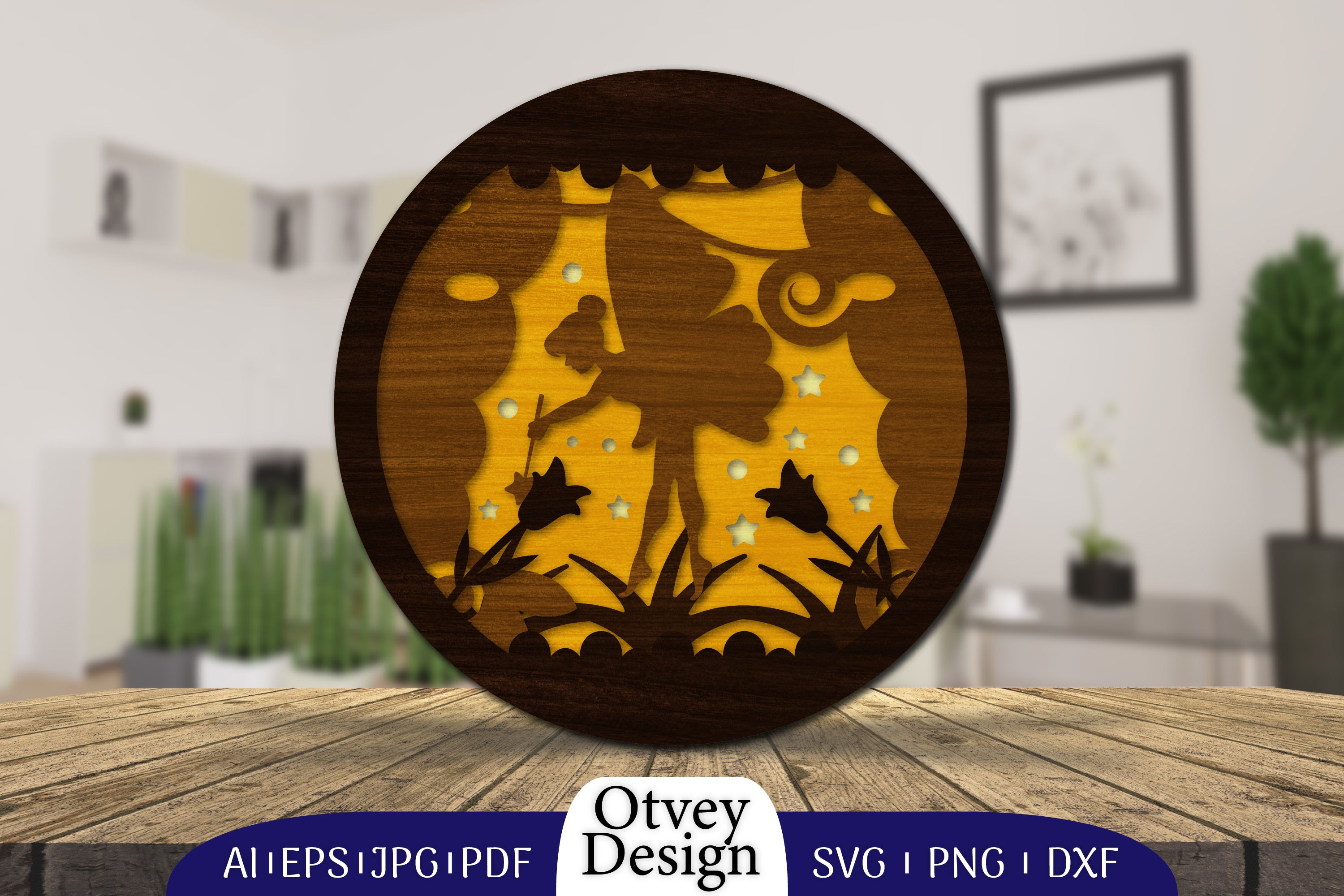 Fairy 3D Layered Lasercut SVG Bundle 5 - CraftNest - Digital Crafting and Art