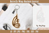 Butterfly Keychain Lasercut SVG Bundle