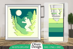 1650 Ski 3D Shadowbox Layered SVG Bundle - CraftNest - Digital Crafting and Art