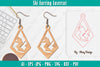 Ski Earring Lassercut SVG Bundle