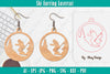 Ski Earring Lassercut SVG Bundle