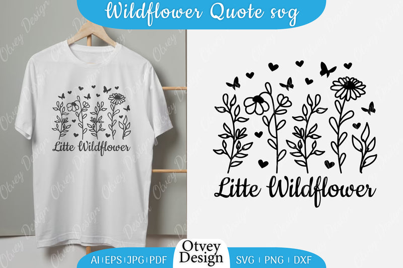 Wildflowers Quote Motivational Sayings SVG Bundle 14 - CraftNest - Digital Crafting and Art
