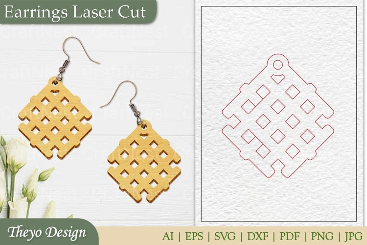 Laser Cut Earrings SVG Bundle
