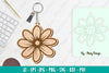 Flower Keychain SVG Bundle