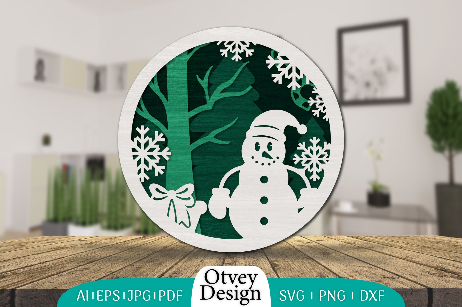 Snowman 3D Layered Lasercut SVG Bundle 3 - CraftNest - Digital Crafting and Art