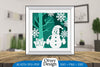 Snowman 3D Shadowbox Layered Papercut SVG Bundle