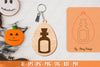 Halloween Keychain Laser Cut SVG Bundle
