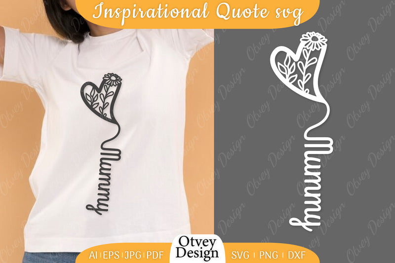 Mother's Day Love Floral Designs Gifts for Mom SVG Bundle 6 - CraftNest - Digital Crafting and Art