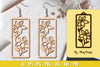 Flower Earring Laser Cut SVG Bundle