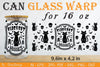 Halloween 16 oz Can Glass Wrap SVG Bundle
