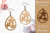 Sea Animals Earrings Laser Cut SVG Bundle