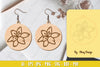 Flower Earring Laser Cut SVG Bundle