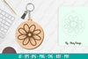 Flower Keychain SVG Bundle
