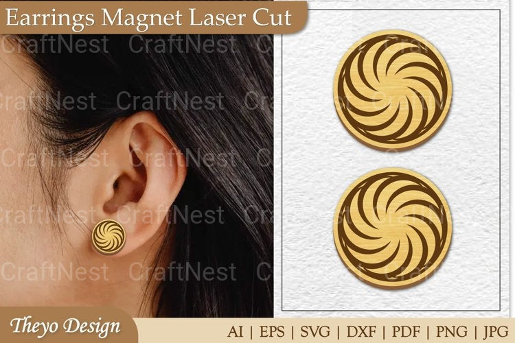 Earrings Magnet Magnet SVG Bundle