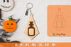 Halloween Keychain Laser Cut SVG Bundle