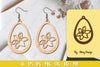 Flower Earring Laser Cut SVG Bundle