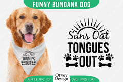 Funny Dog Bandana SVG Bundle 16 - CraftNest - Digital Crafting and Art