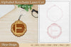 Alphabet Keychain SVG Bundle