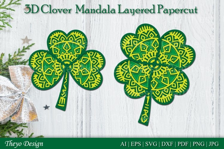 Clover Mandala SVG Bundle
