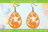 Easter Bunny Earring SVG Layered Bundle