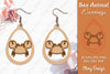 Earring Sea Animal Laser Cut SVG Bundle