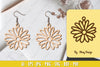 Flower Earring Laser Cut SVG Bundle
