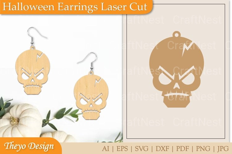 Halloween Earrings SVG Bundle