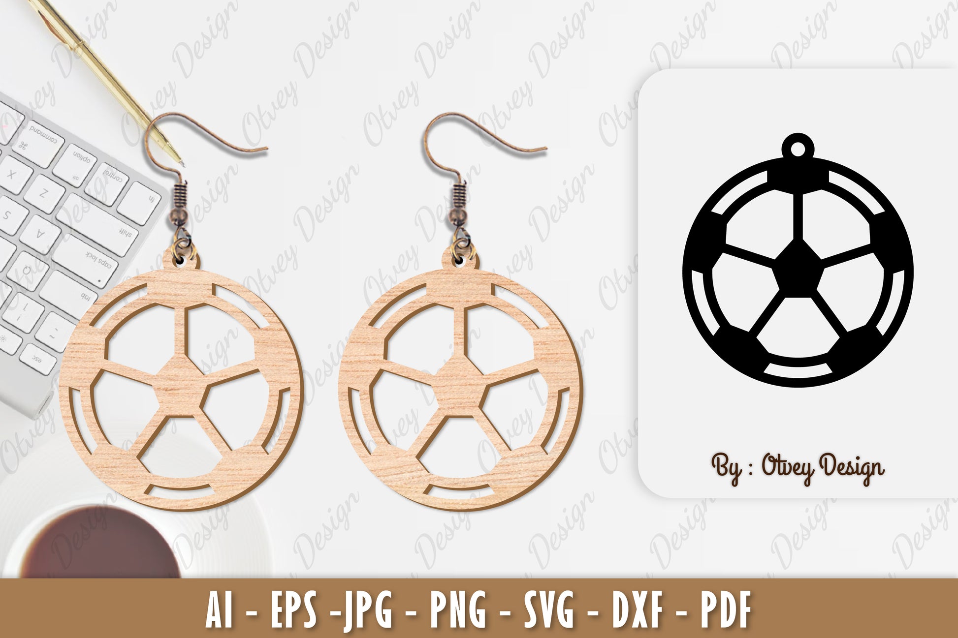 Ball Earring SVG Bundle 7 - CraftNest - Digital Crafting and Art