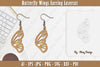 Butterfly Earring Lasercut SVG Bundle