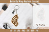 Butterfly Keychain Lasercut SVG Bundle