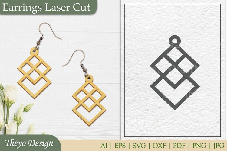 Laser Cut Earrings SVG Bundle