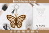 Butterfly Keychain Lasercut SVG Bundle