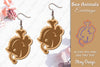 Sea Animals Earrings Laser Cut SVG Bundle