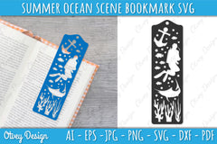 Summer Beach Bookmark SVG Bundle 6 - CraftNest - Digital Crafting and Art