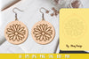 Flower Earring Laser Cut SVG Bundle