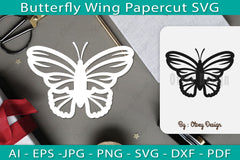 Butterfly Papercut SVG Bundle 13 - CraftNest - Digital Crafting and Art