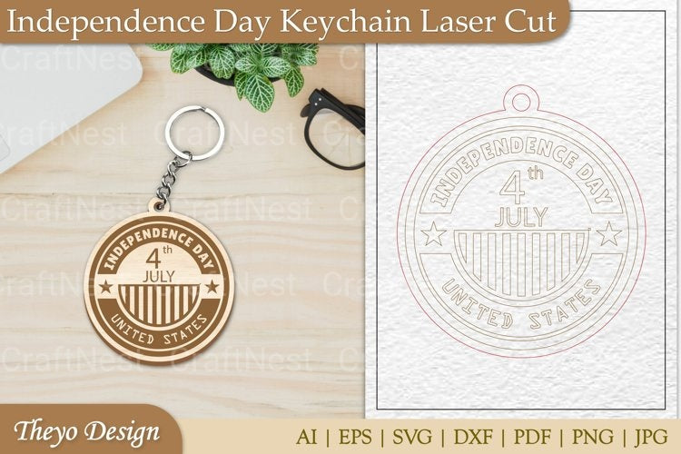 USA Keychain SVG Bundle