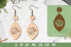 Flower Earrings Laser Cut SVG Bundle