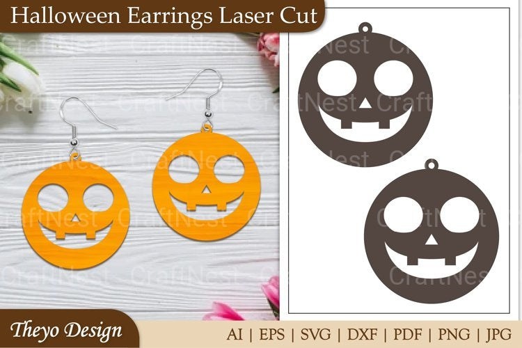 Halloween Earrings SVG Bundle