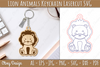 Lion Animal Keychain SVG Bundle