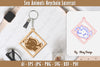 Keychain Sea Animals Laser Cut SVG Bundle
