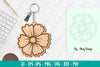 Flower Keychain SVG Bundle