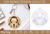 Lion Animal Keychain Laser Cut SVG Bundle