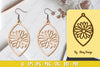 Flower Earring Laser Cut SVG Bundle