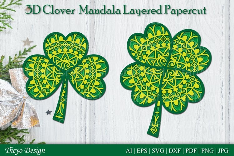 Clover Mandala SVG Bundle