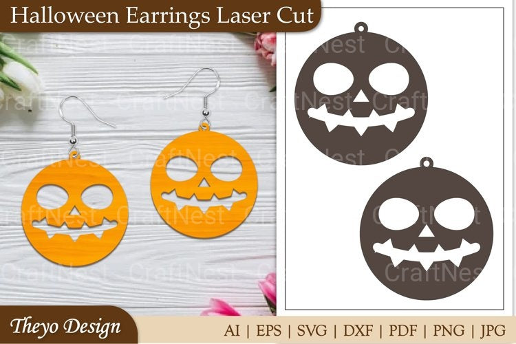 Halloween Earrings SVG Bundle
