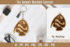 Keychain Sea Animals Laser Cut SVG Bundle