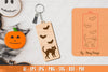 Halloween Keychain Laser Cut SVG Bundle