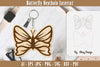 Butterfly Keychain Lasercut SVG Bundle